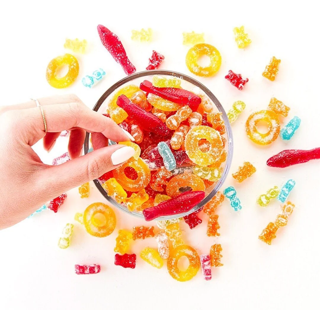 Smart Sweets Peach Rings, Tangy - brzoskwiniowe kwaśne żelki bez cukru i bez maltitolu, ze stewią - Image 5