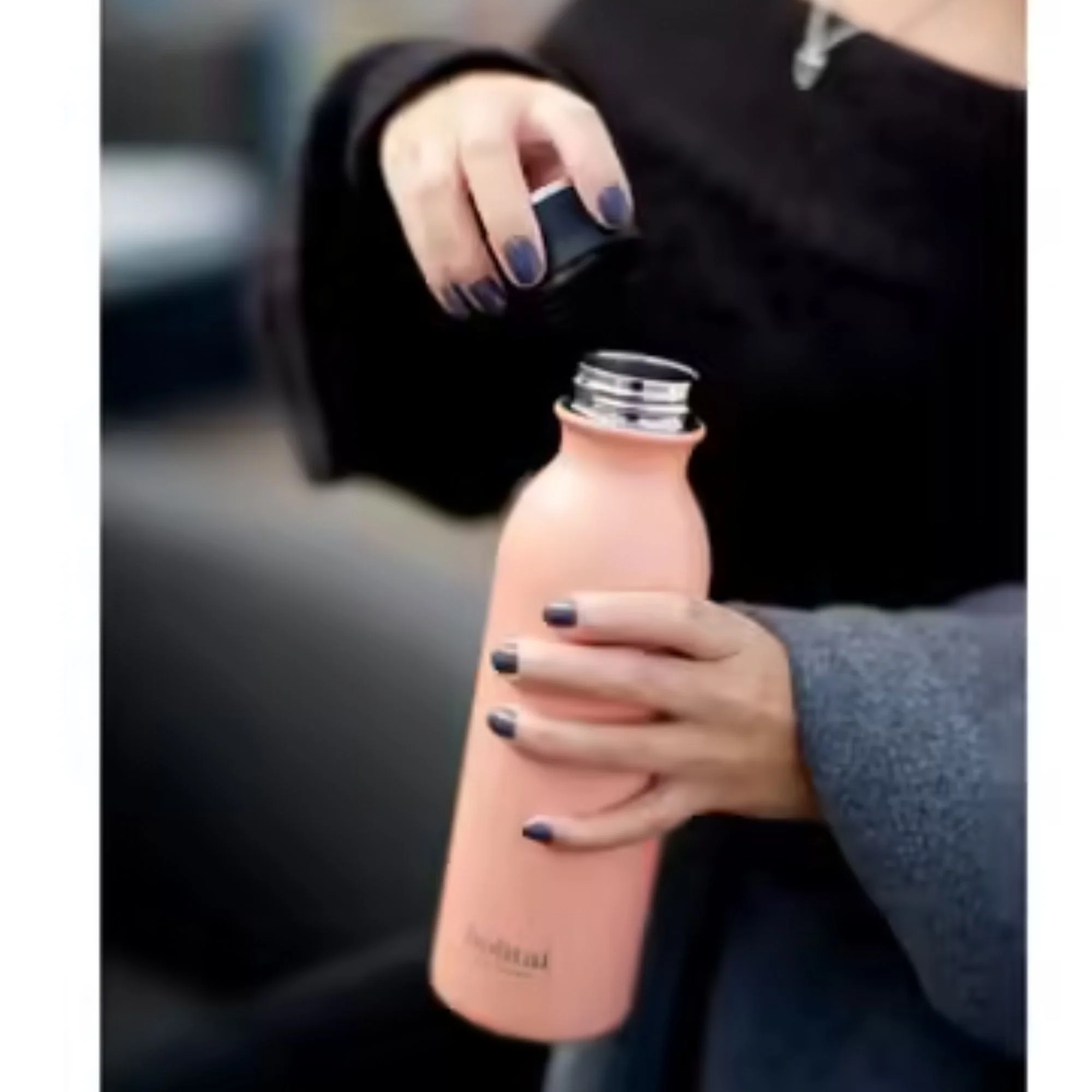 Smartshake Bohtal Coral Pink 600ml butelka termoizolacyjna - Image 2