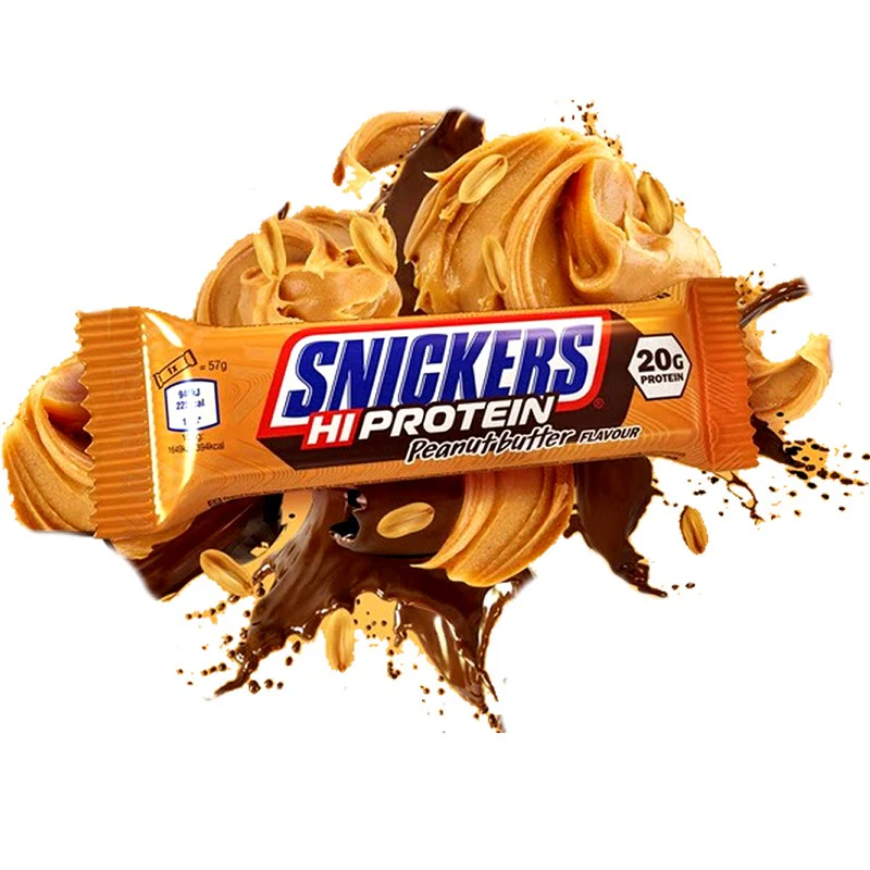 Snickers Hi-Protein Peanut Butter - edycja limitowana UK, 30% mniej cukru, bez słodzikó - Image 2