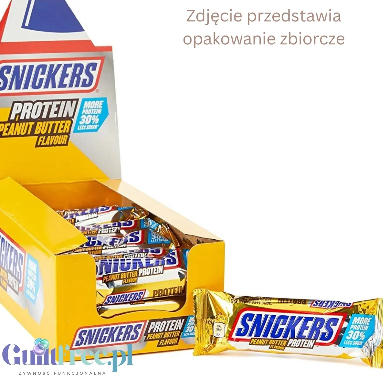 Snickers Hi-Protein Peanut Butter - edycja limitowana UK, 30% mniej cukru, bez słodzikó - Image 6
