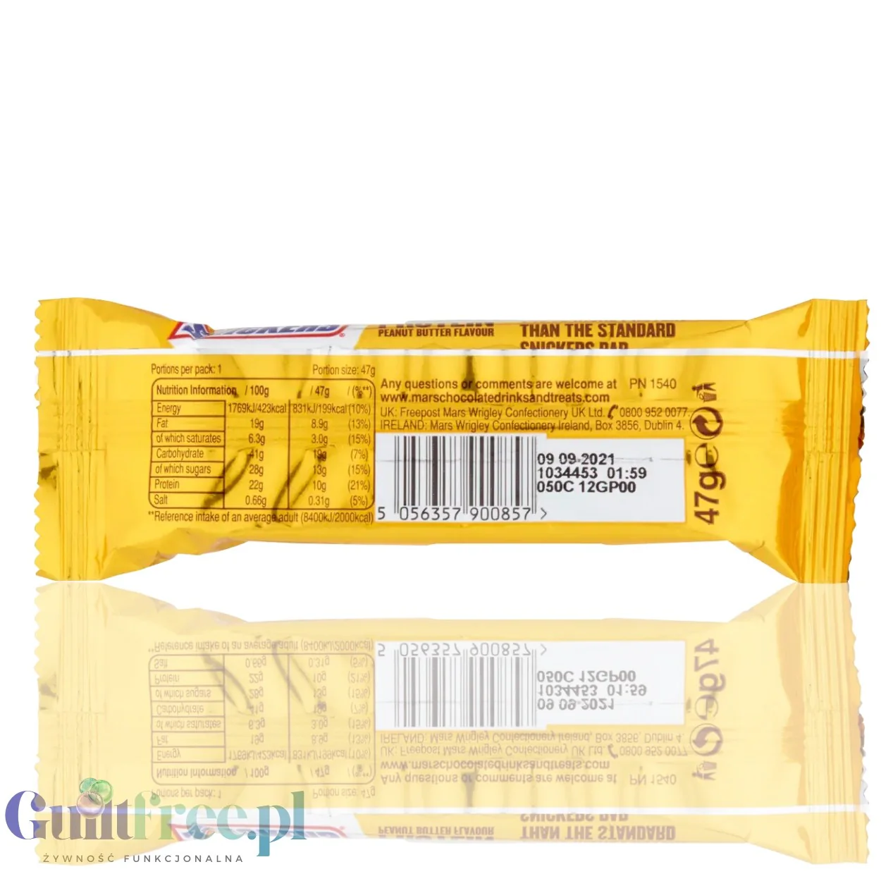 Snickers Hi-Protein Peanut Butter - edycja limitowana UK, 30% mniej cukru, bez słodzikó - Image 7