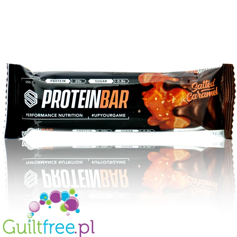 Soccer Protein Bar Salted Caramel - baton proteinowy 195kcal & 20g białka, Solony Karmel - Image 2