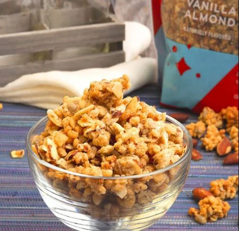 Sola Granola, Vanilla Almond - keto płatki śniadaniowe bez cukru, Wanilia & Migdały - Image 4
