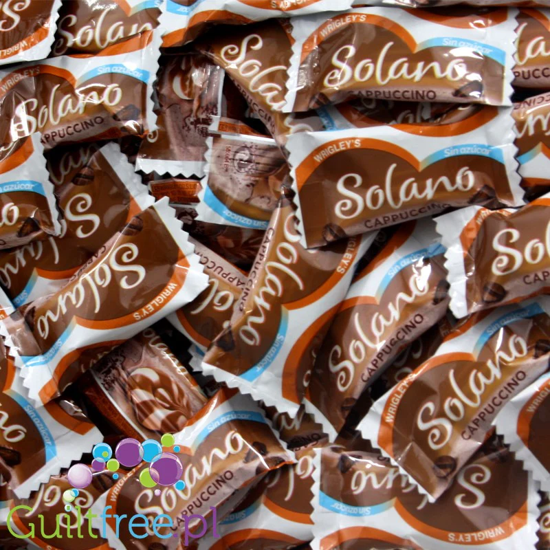 Solano Cappuccino XXL 0,9KG - śmietankowe karmelki bez cukru 8kcal - Image 2