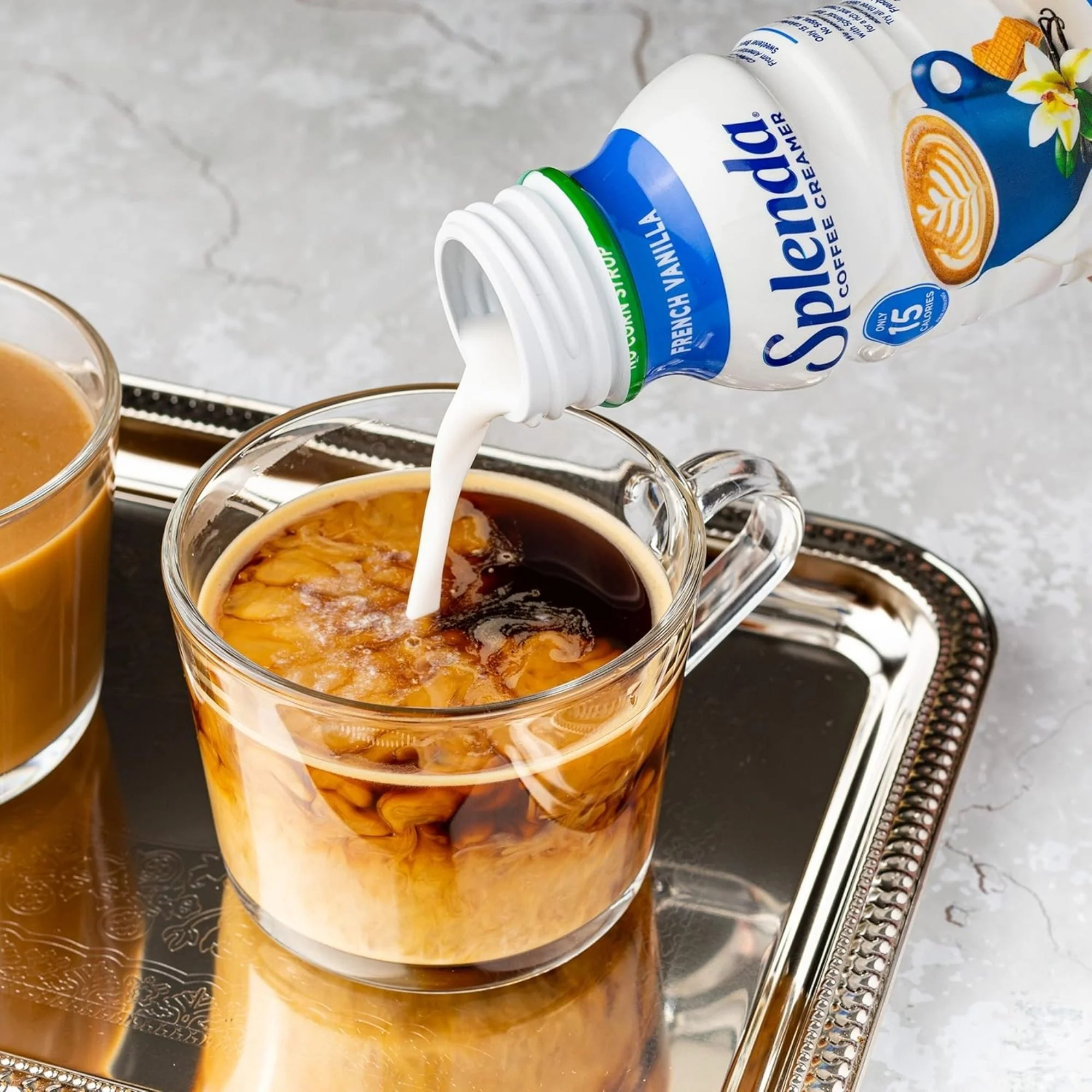 Splenda Coffee Creamer, French Vanilla - waniliowy zabielacz do kawy 15kcal, bez cukru i laktozy - Image 2