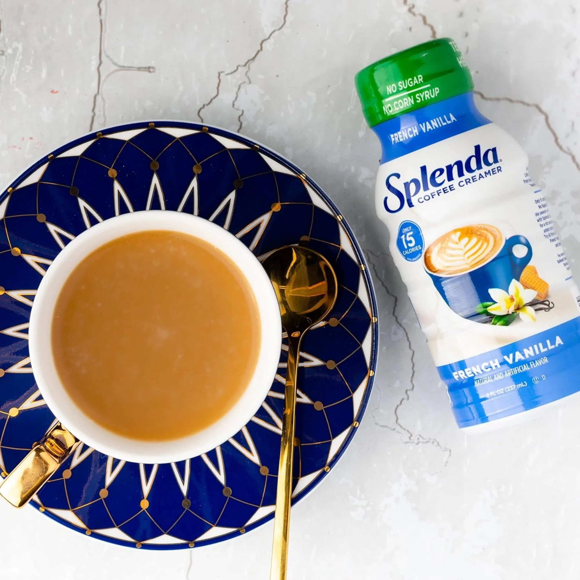 Splenda Coffee Creamer, French Vanilla - waniliowy zabielacz do kawy 15kcal, bez cukru i laktozy - Image 3
