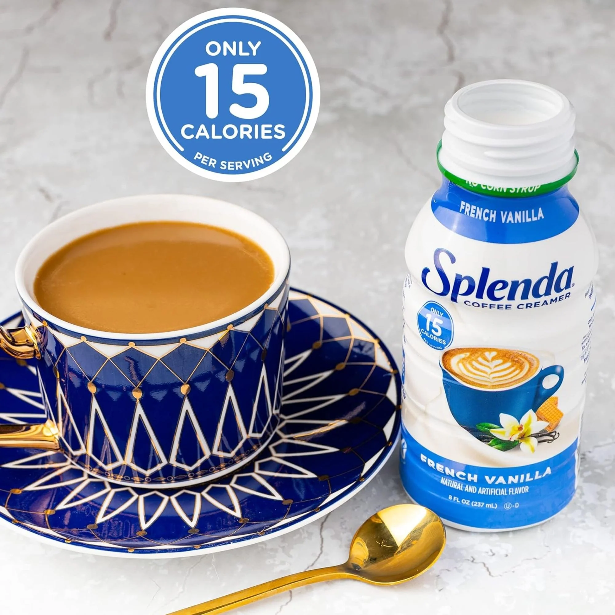 Splenda Coffee Creamer, French Vanilla - waniliowy zabielacz do kawy 15kcal, bez cukru i laktozy - Image 5