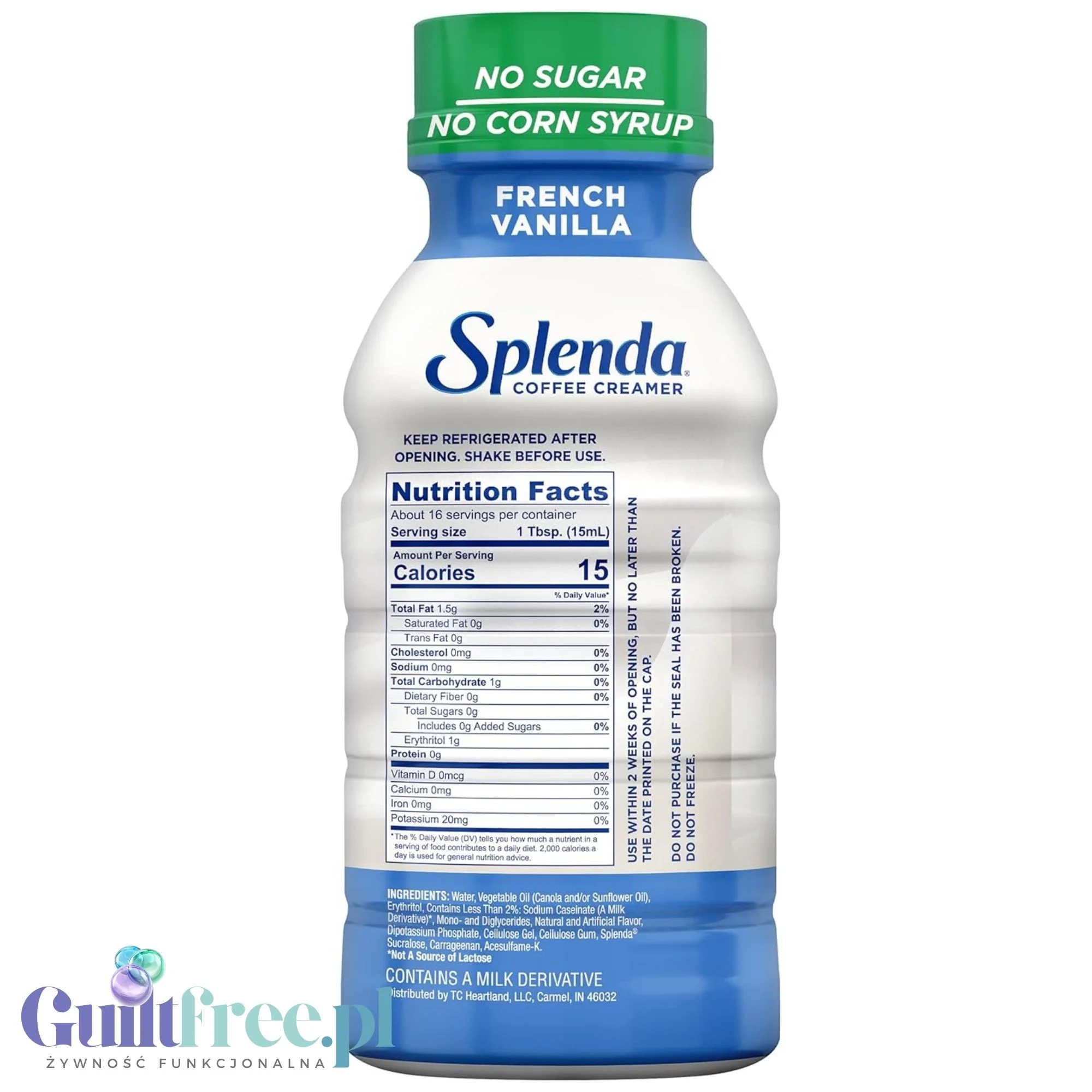 Splenda Coffee Creamer, French Vanilla - waniliowy zabielacz do kawy 15kcal, bez cukru i laktozy - Image 6