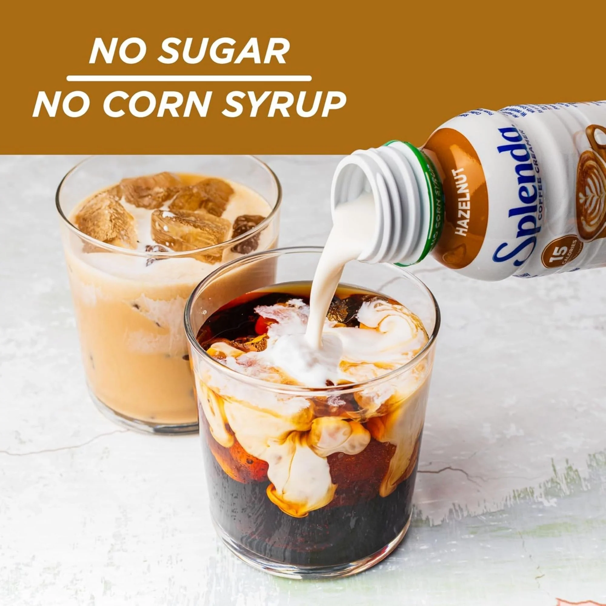 Splenda Coffee Creamer, Hazelnut - orzechowy zabielacz do kawy bez cukru i laktozy - Image 3