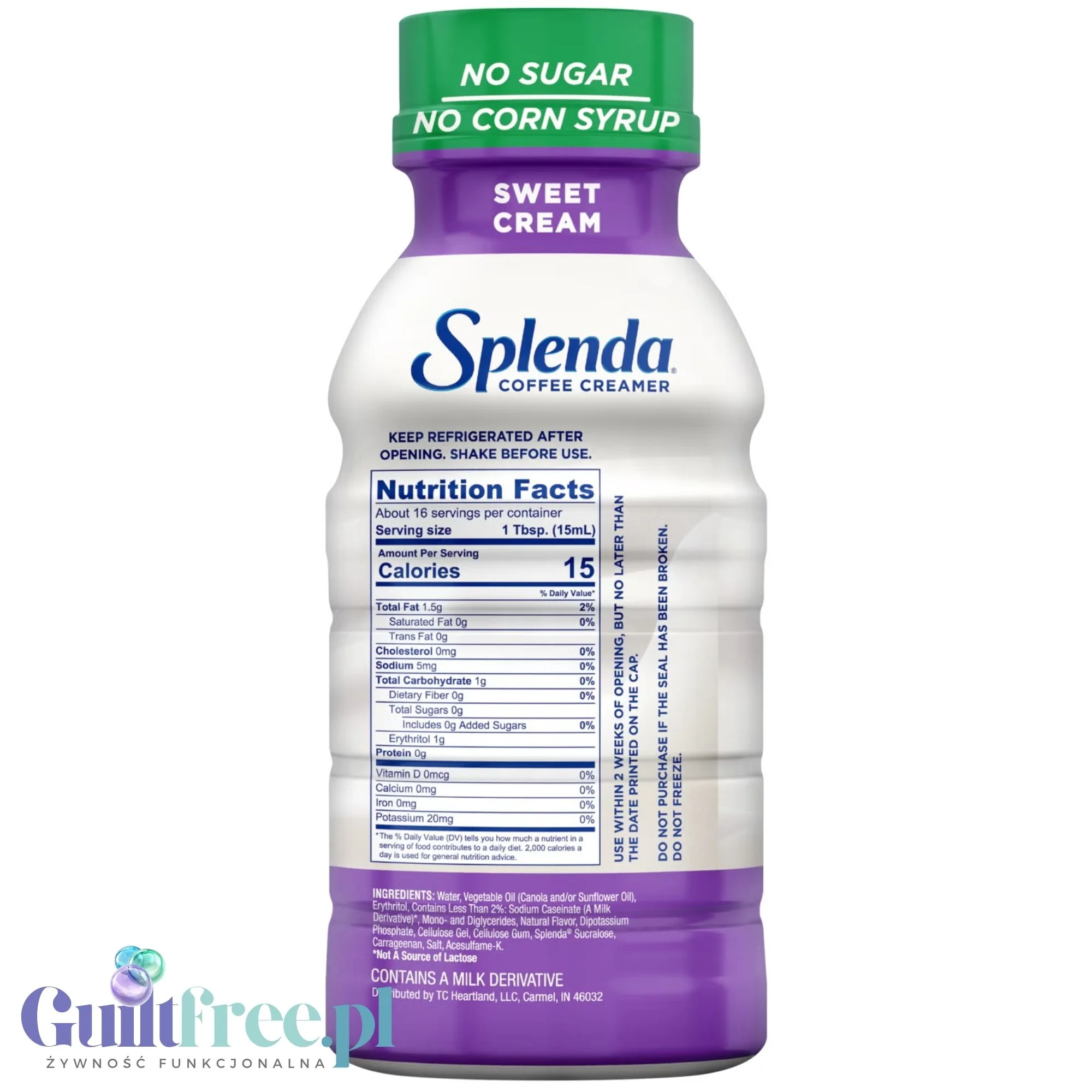 Splenda Coffee Creamer, Sweet Cream - zabielacz do kawy 15kcal bez cukru, laktozy i glutenu - Image 5