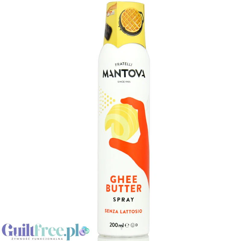 SprayLeggero Mantova Ghee - spray do smażenia z masłem klarowanym bez laktozy