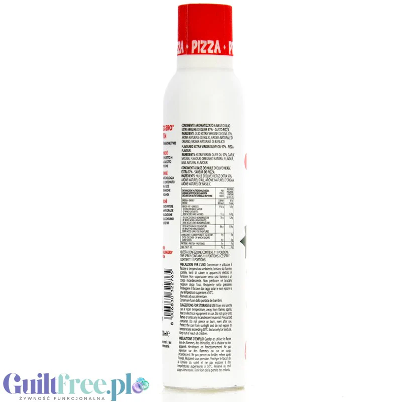 SprayLeggero Mantova Pizza - oliwa w sprayu z naturalnymi aromatami włoskich ziół - Image 2