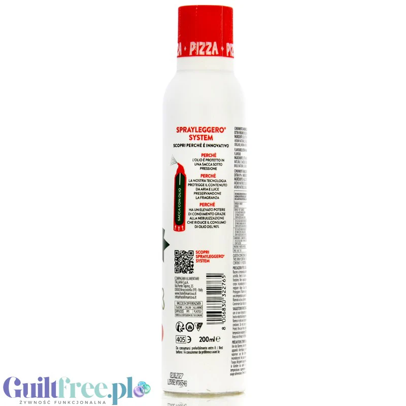 SprayLeggero Mantova Pizza - oliwa w sprayu z naturalnymi aromatami włoskich ziół - Image 3