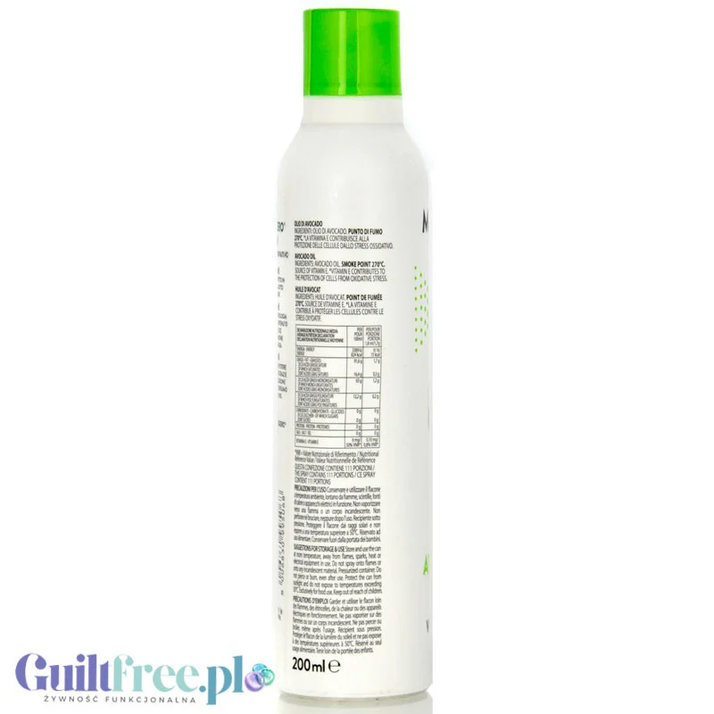 Mantova Olio di Avocado - meksykański olej z awokado w spray'u bez gazów wypychajacych - Image 6