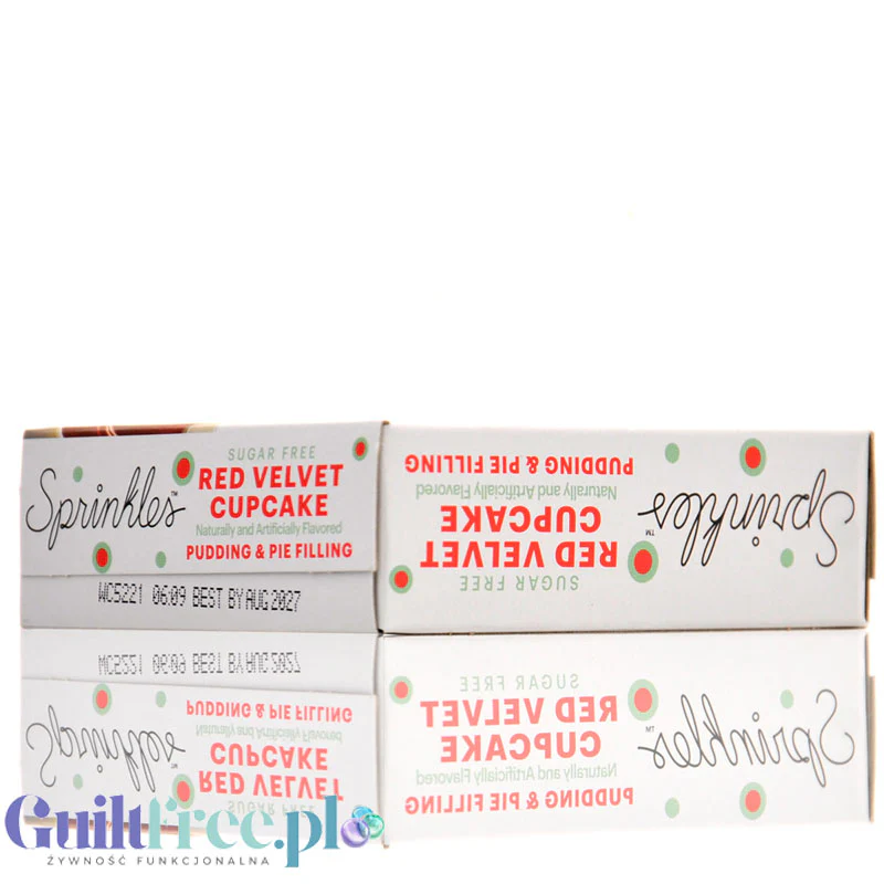 Sprinkles Pudding & Pie Filing Red Velvet Cupcake - budyń instant bez cukru i tłuszczu do przygotowania na zimno - Image 4