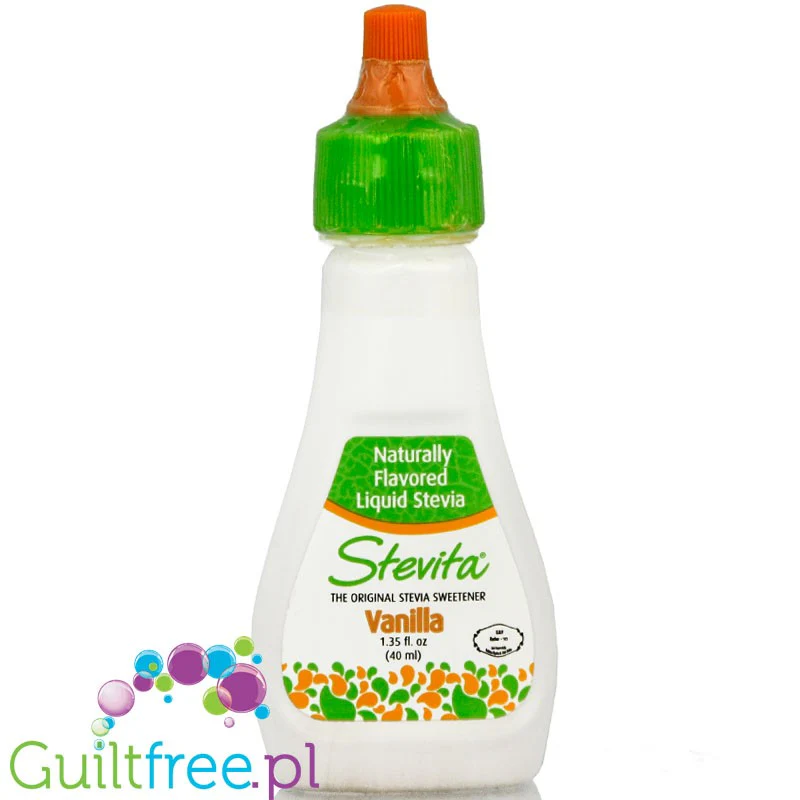 Stevita Liquid Stevia Vanilla - organiczny słodzik waniliowy ze stewią