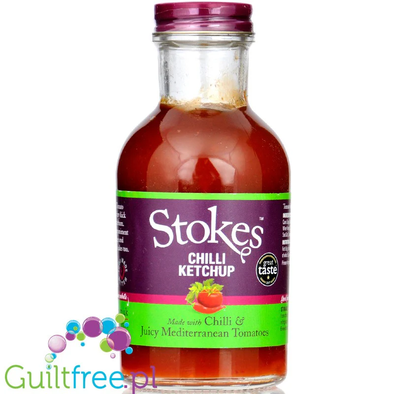 Stokes Chilli Ketchup Mediterrenean (CHEAT MEAL) - ostry ketchup 169% pomidorów śródziemnomorskich