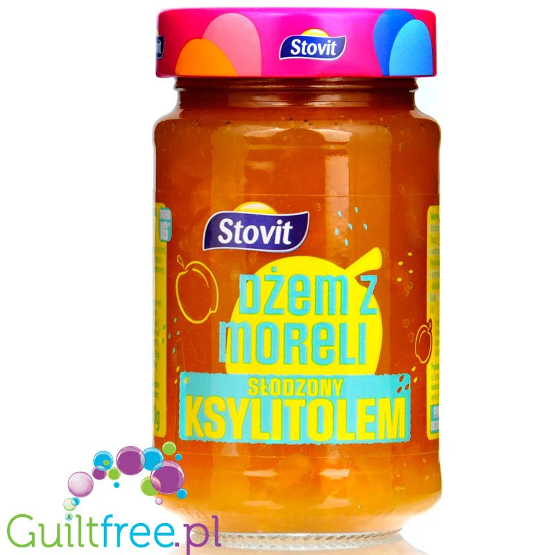 Stovit dietetyczny dżem z moreli bez dodatku cukru, słodzony ksylitolem