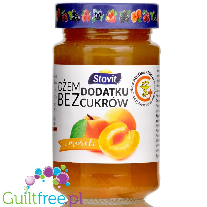 Stovit dietetyczny dżem z moreli bez dodatku cukru, słodzony ksylitolem - Image 2