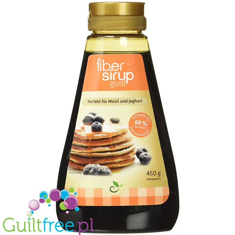 Sukrin Sirup Gold - gęsty syrop słodzący low carb, 50% błonnika 330ml 450g - Image 2