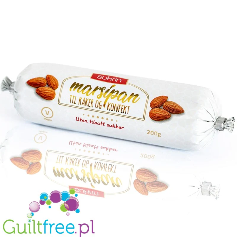 Sukrin Marzipan 200g - marcepan w czekoladzie bez cukru ze stewią i erytrolem - Image 3