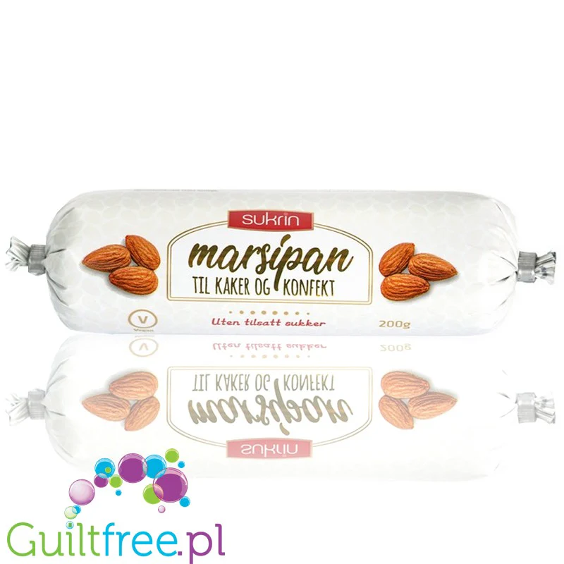 Sukrin Marzipan 200g - marcepan w czekoladzie bez cukru ze stewią i erytrolem - Image 4