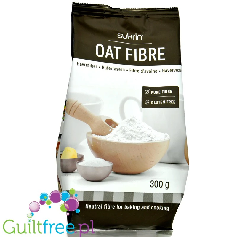 Sukrin Oat Fibre - bezglutenowy błonnik owsiany 200kcal, czysty błonnik bez węglowodanów