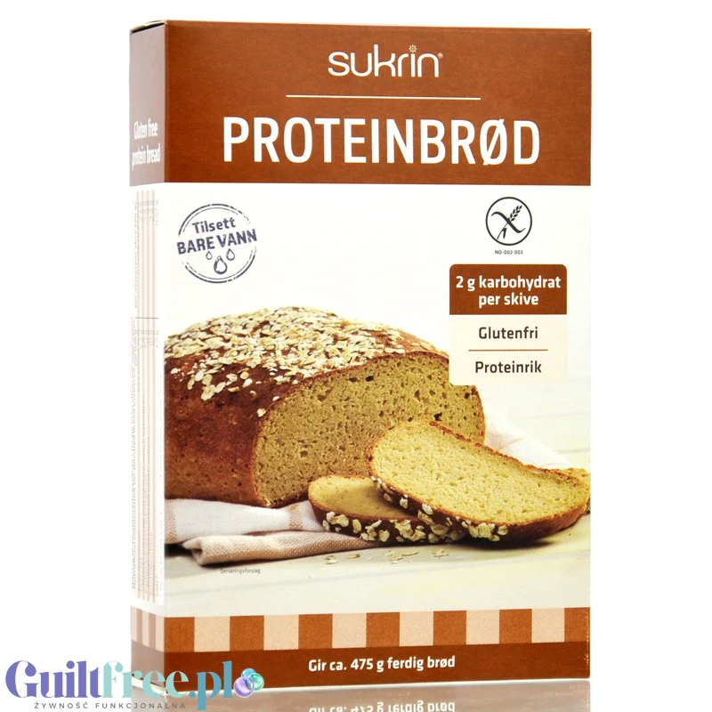 Sukrin Protein Brot Mix - bezglutenowa mieszanka do wypieku chleba proteinowego