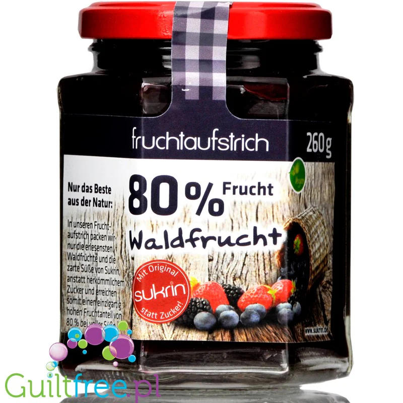 Sukrin Waldfrucht - dżem z owoców leśnych ze stewią i erytrytolem tylko 33kcal - Image 4