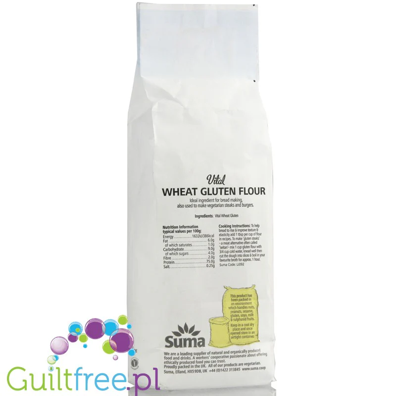 Suma Vital Wheat Gluten - witalny gluten pszenny, 75g białka - Image 2