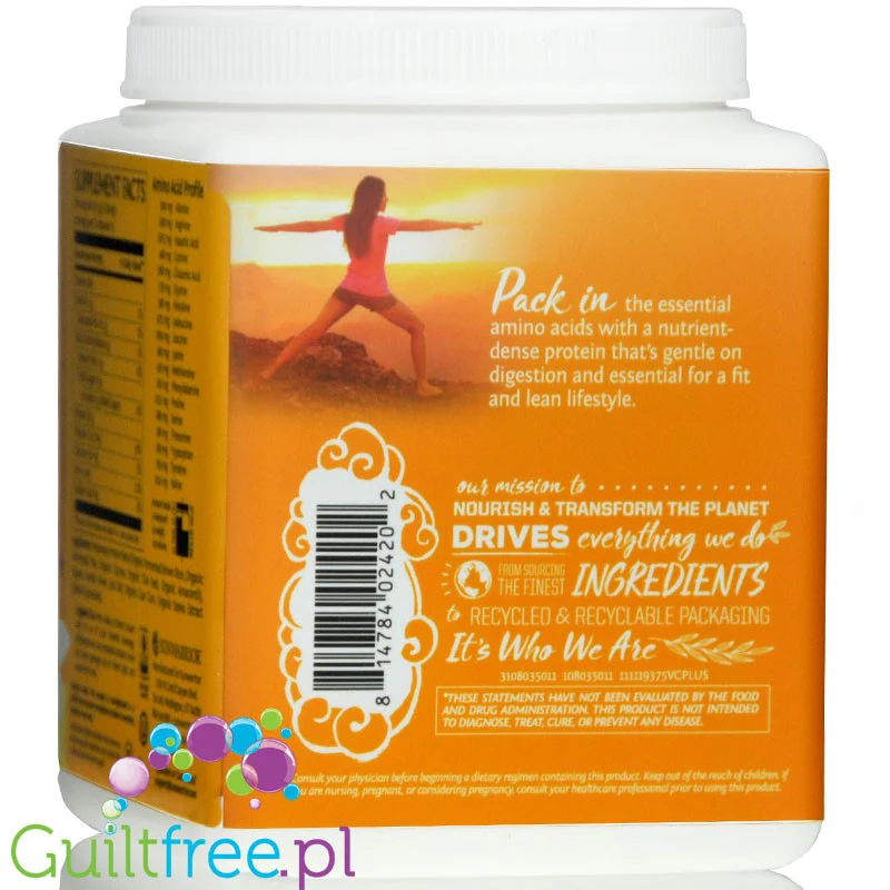 Sunwarrior Protein Classic Plus, Vanilla 0,37KG - organiczna wegańska odżywka białkowa z 5 superfoods - Image 3