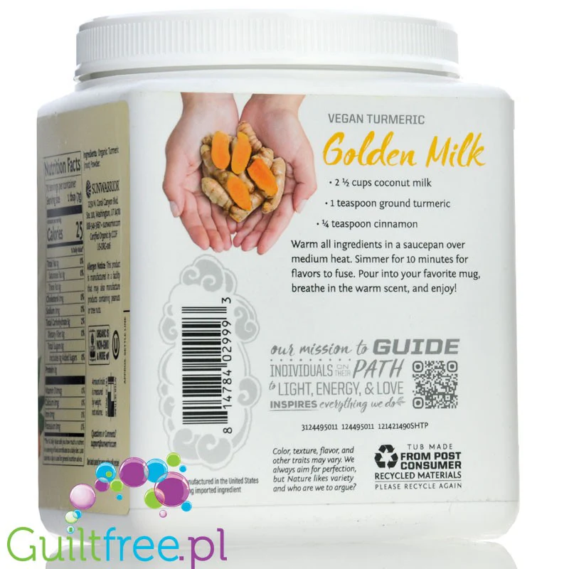 Sunwarrior Harvest Turmeric Root Powder - organiczna kurkuma bez GMO - Image 3