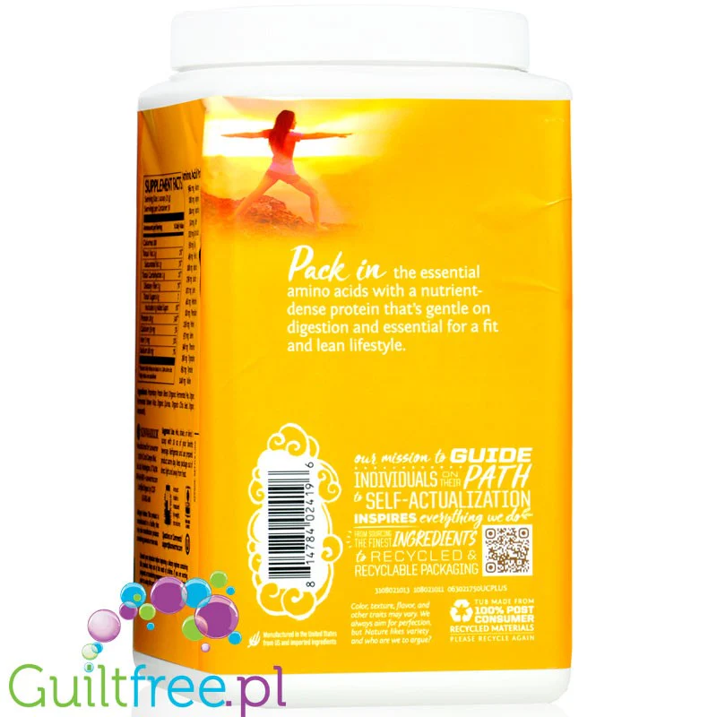 Sunwarrior Protein Classic Plus, Natural 0,75KG - organiczna wegańska odżywka białkowa bez słodzików - Image 3