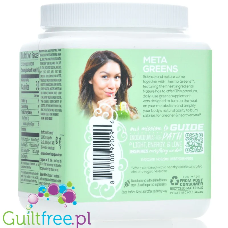 Sunwarrior Shape Thermo Greens, Antioxidant Metabolic Ignitor, Unflavored - przyspieszenie metabolizmu & przeciwutleniacze - Image 4