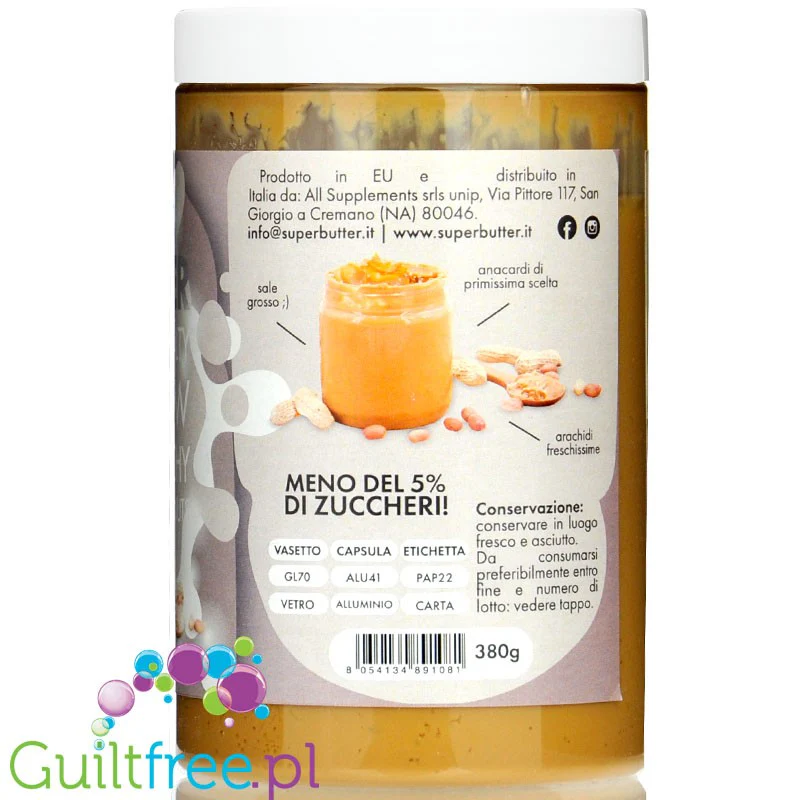 Super Butter Runny Nuts Salty Cashew Hunger - solona pasta cashew & arachidy - Image 3