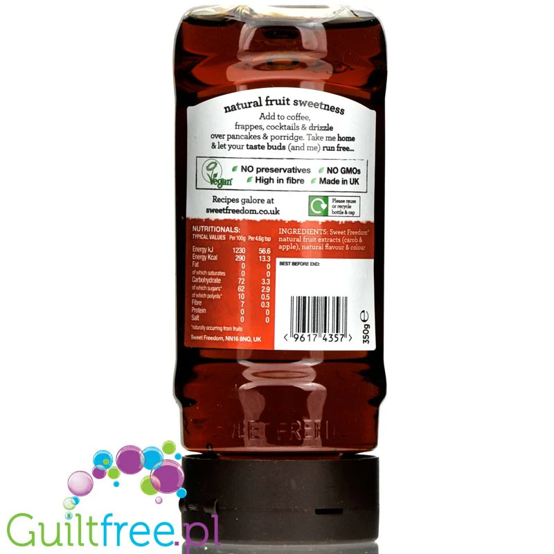 Sweet Freedom Caramel - naturalny karmelowy syrop słodzący 13kcal - Image 2