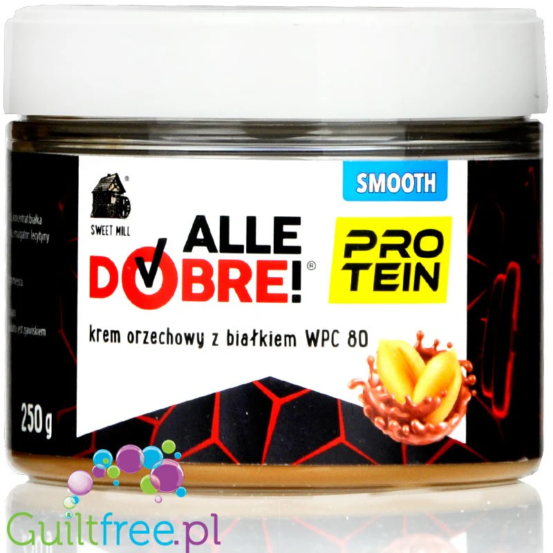 Sweet Mill Alle Dobre! Protein Smooth - krem arachidowy bez dodatku cukru z WPC80 - Image 5