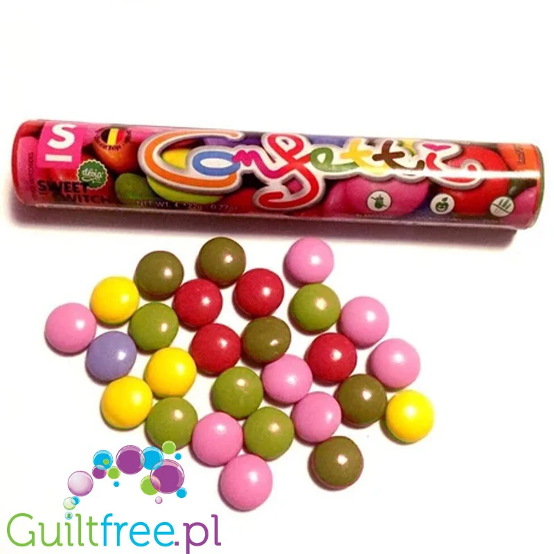 Sweet Switch Stevia Confetti - lukrowane drażetki czekoladowe bez dodatku cukru - Image 5