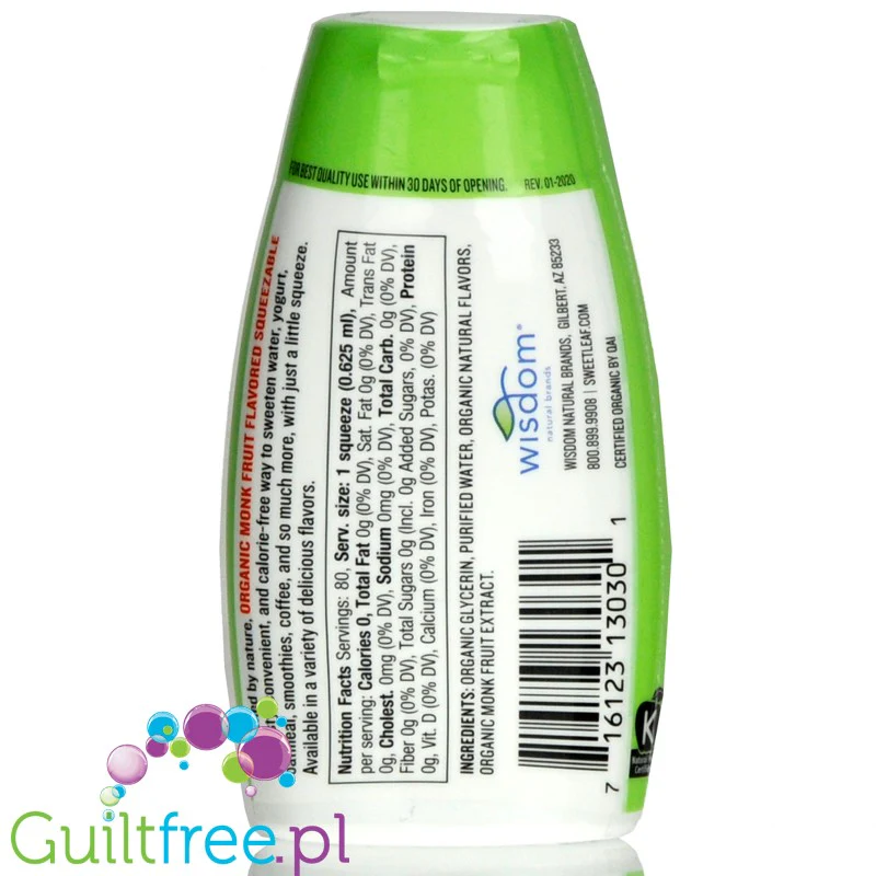 SweetLeaf Monk Fruit - keto słodzik w kroplach - Image 2