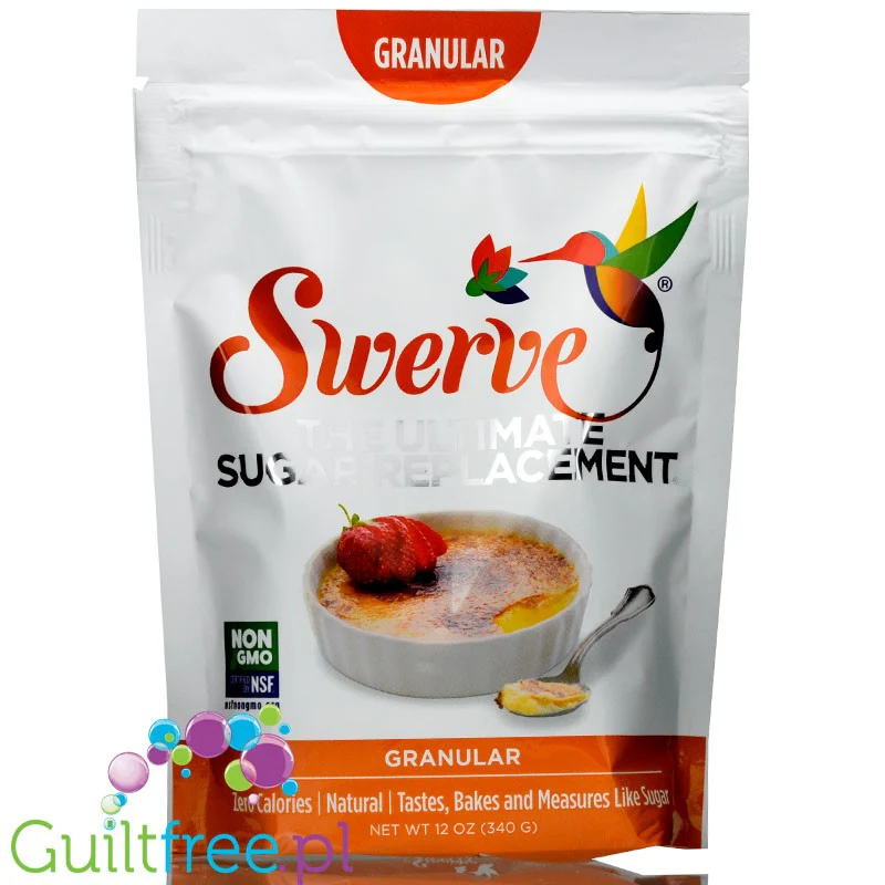 Swerve Granular - erytrol sypki, słodzik zero kalorii, naturalny substytut cukru