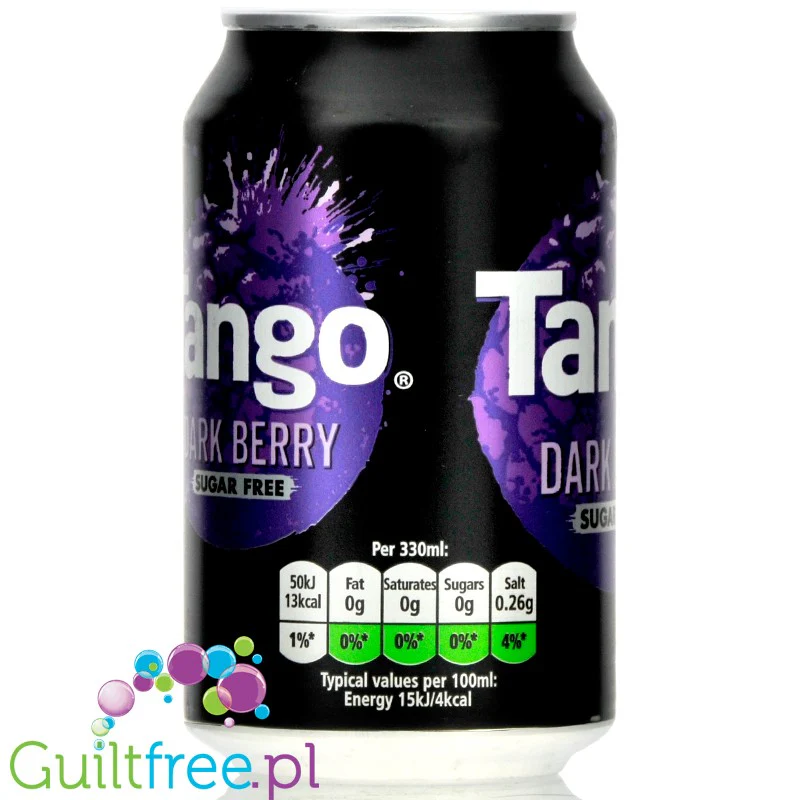 Tango Sugar Free Dark Berry - napój zero kcal bez cukru (Jeżyna & Czarna Porzeczka) - Image 2