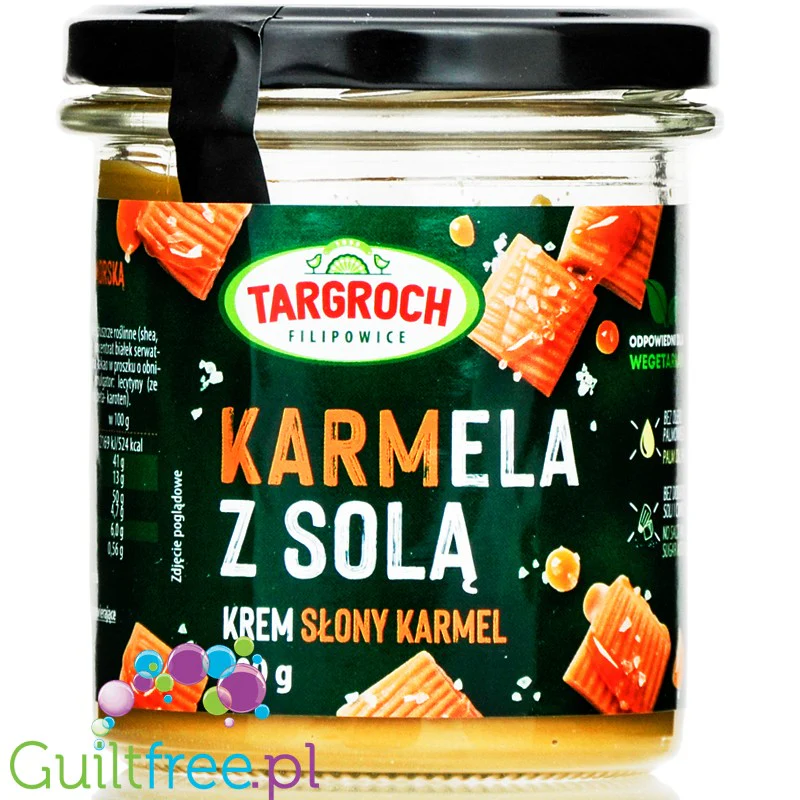 Targroch Karmela z Solą - krem karmelowy bez cukru z solą morską