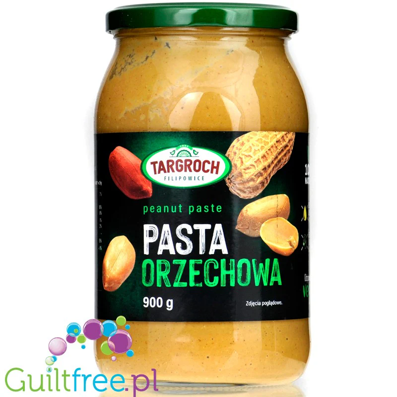 Targroch Pasta orzechowa 100% orzechów ziemnych 0,9kg