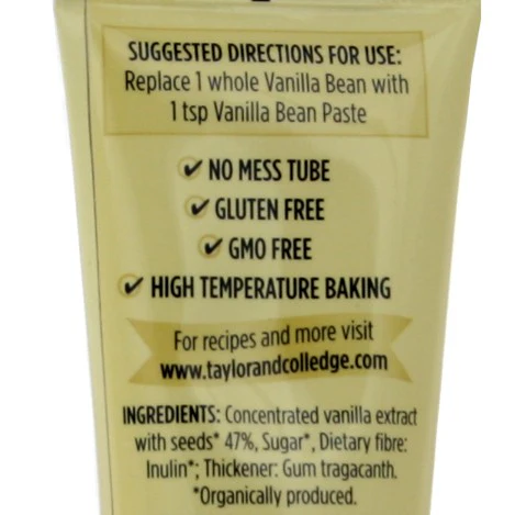 Taylor & Colledge australijska organiczna pasta waniliowa, ekstrakt z wanilii - Image 3
