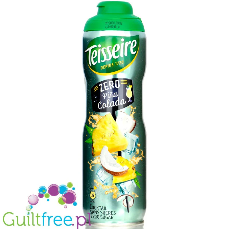 Teisseire 0% Piña Colada - syrop do rozcieńczania bez cukru