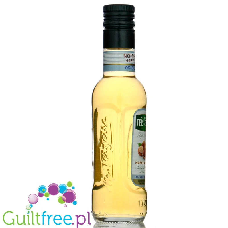 Teisseire Hazelnut Syrup 0% - wegański syrop bez cukru do kawy o smaku orzechów laskowych - Image 2