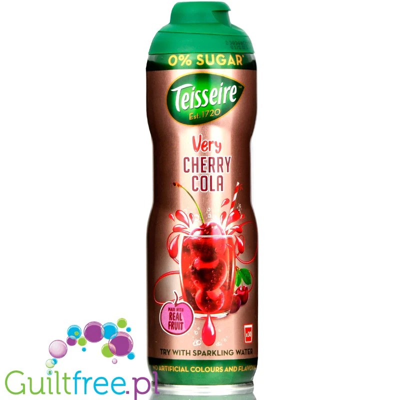 Teisseire Kids Very Cherry Cola - syrop do rozcieńczania bez cukru z sokami owocowymi - Image 4