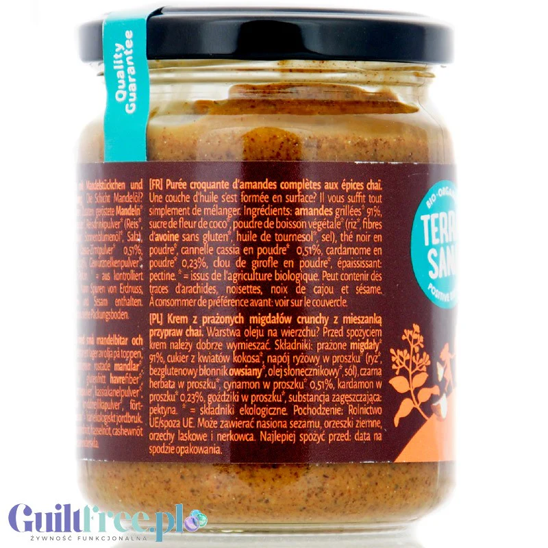 Terrasana Crunchy Almond Chai - Krem z prażonych migdałów crunchy z mieszanką przypraw chai - Image 2