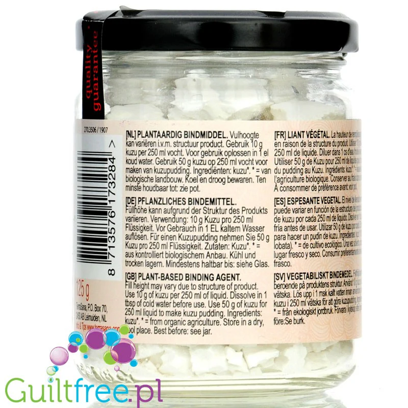 TerraSana Kuzu White, kuzu białe bryłki, japoński organiczny vege zagęstnik - Image 2