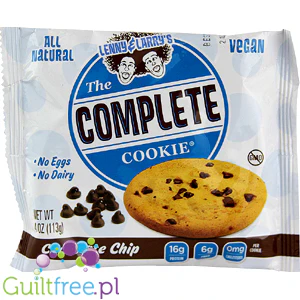 Lenny & Larry Complete Cookie, Chocolate Chip - Wegańskie Ciacho Proteinowe - Image 2